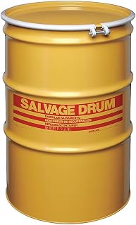 Salvage Drum, Open Head, 85 gal., Yellow