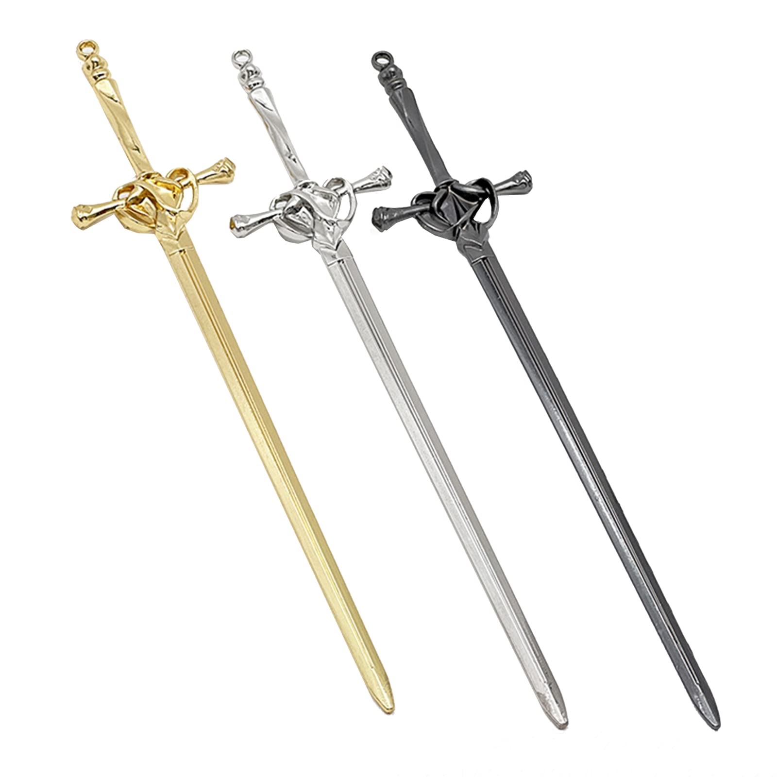 3 Pcs Hair Sticks for Buns Metal Hair Pin Chopsticks for Women