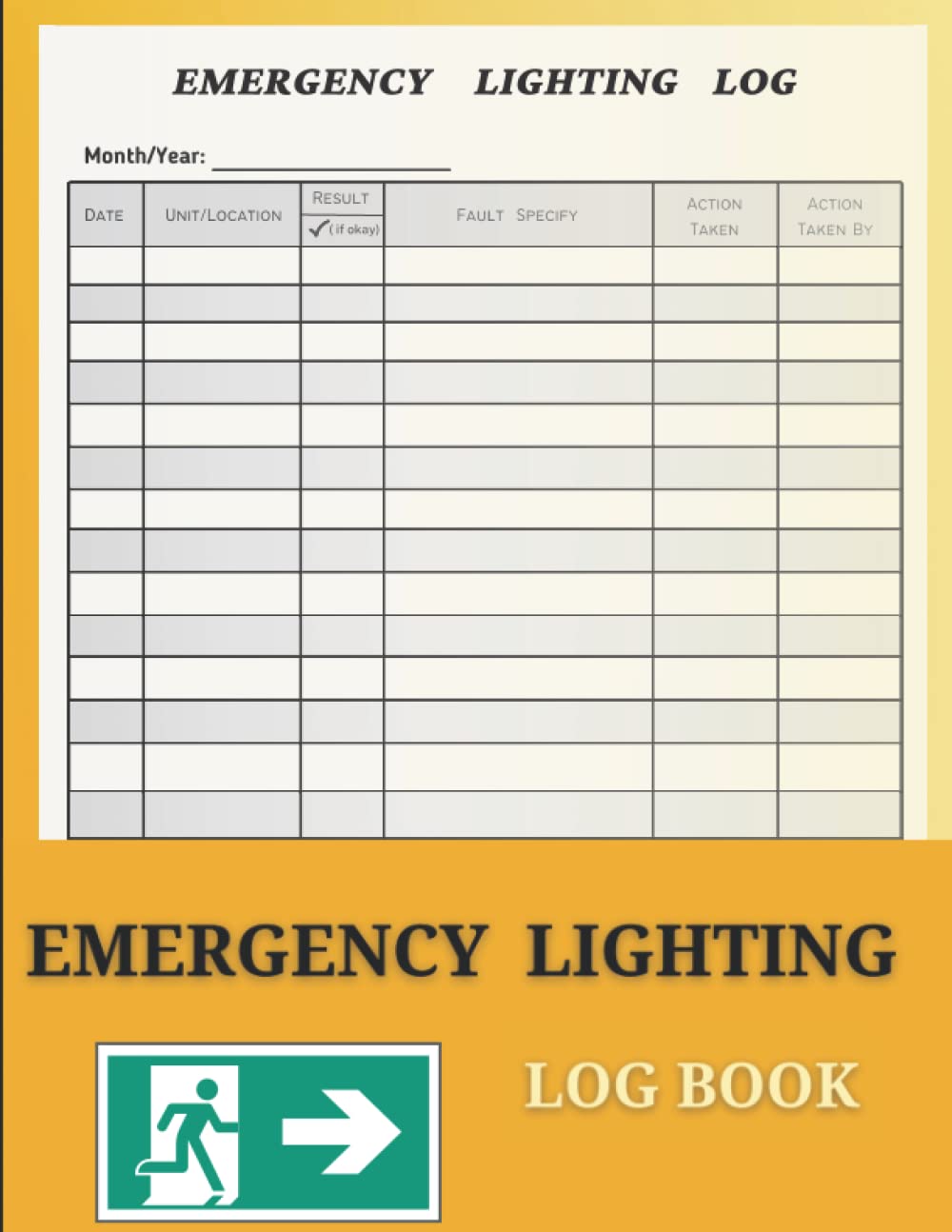 Emergency Lighting Log Book Emergency Lighting Inspection