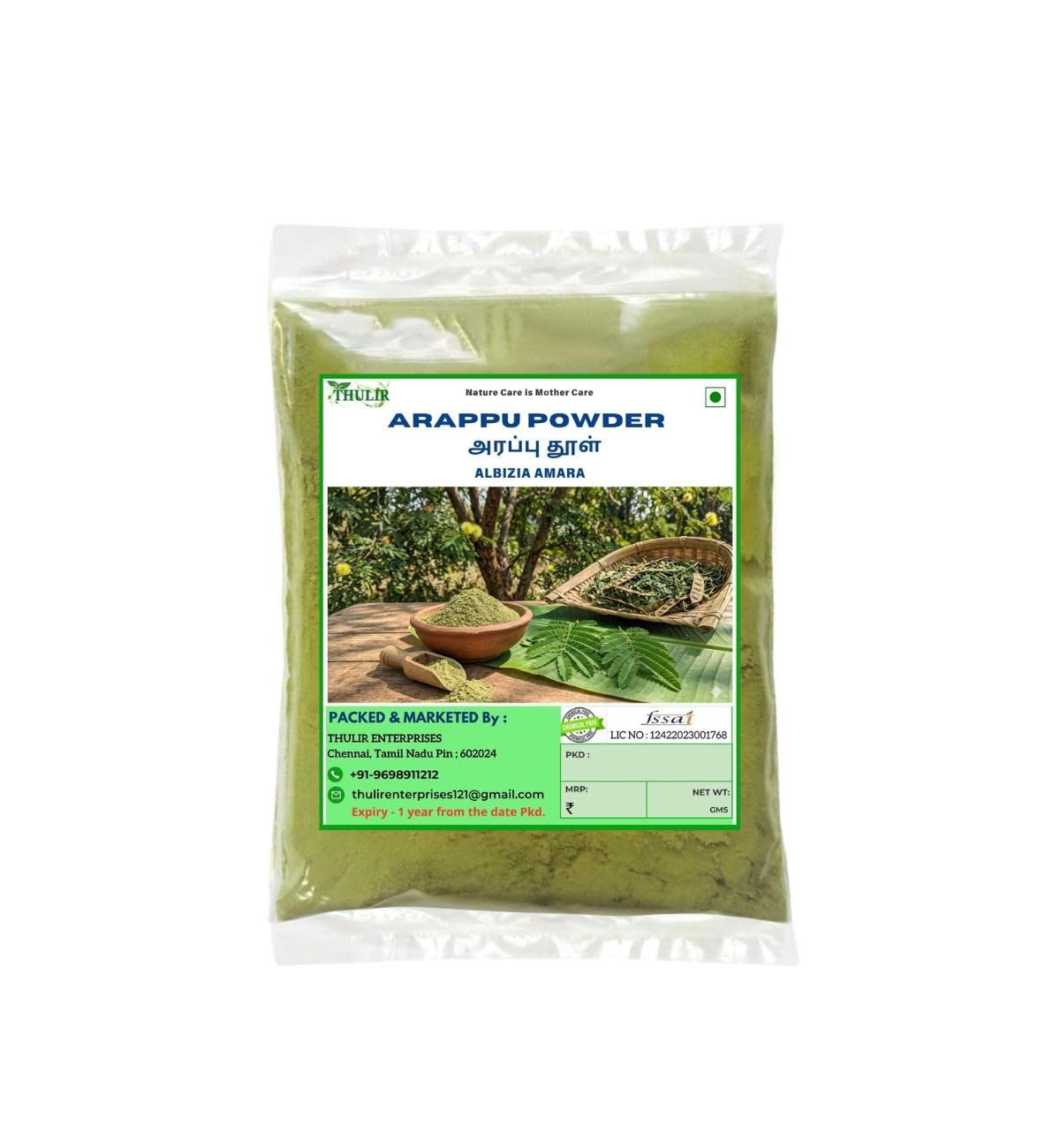 Thulir Arappu Powder for hair wash (Usilam) – 100 Gms | Traditional Herbal Hair Wash & Conditioner | Herbal Bath Powder | Albizia Amara | Sun-Dried Leaves | No Chemicals-picture-36