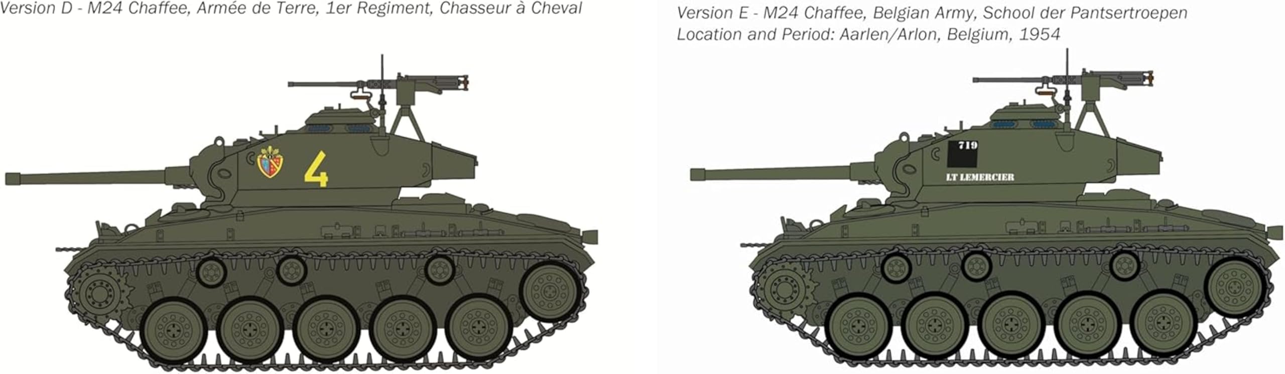 KAMPFPANZER M24 CHAFFEE MILITARY TANK /