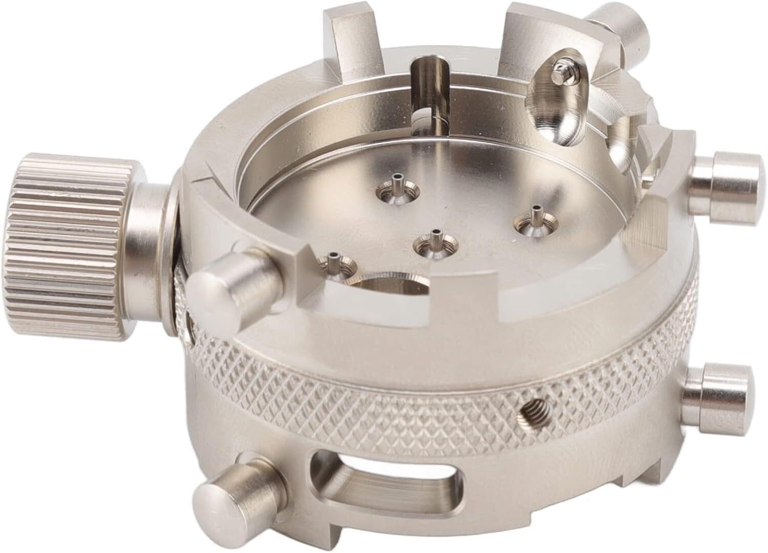 Base de Support de Mouvement de Montre en Acier Inoxydable, pour Outil de réparation 7750 avec colonnes en Laiton