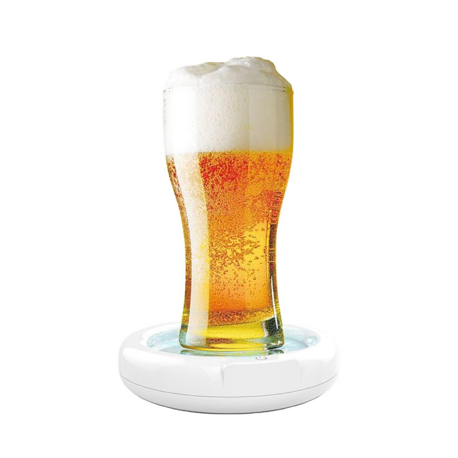 YJSG Ultrasonic Beer Foam Machine, Portable Beer Foamer, Rechargeable Beer Foam Maker with Built-in Battery, for Family, Bars, Gathering, As A Gift for Father's Day