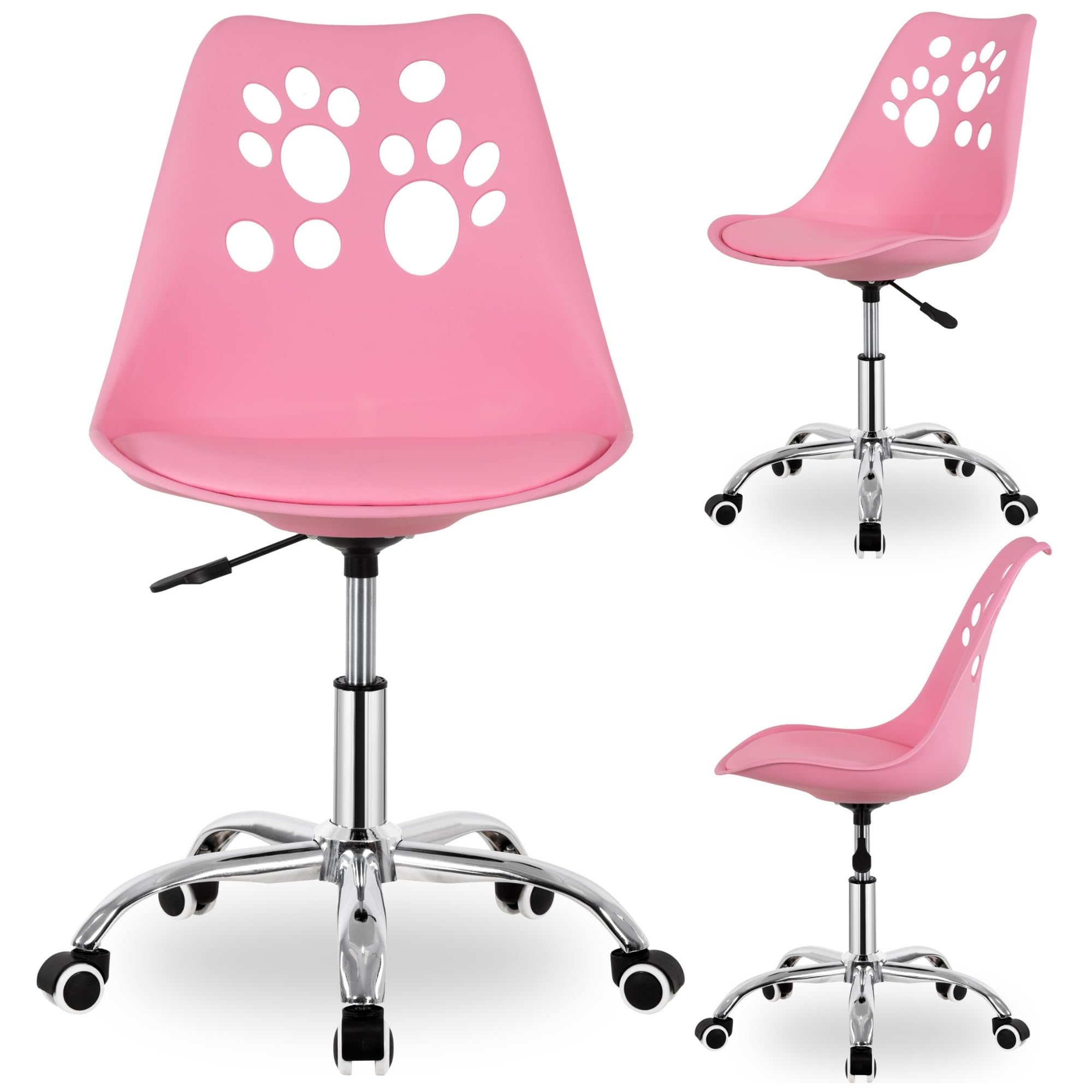 chaise bureau enfant fille pivotante