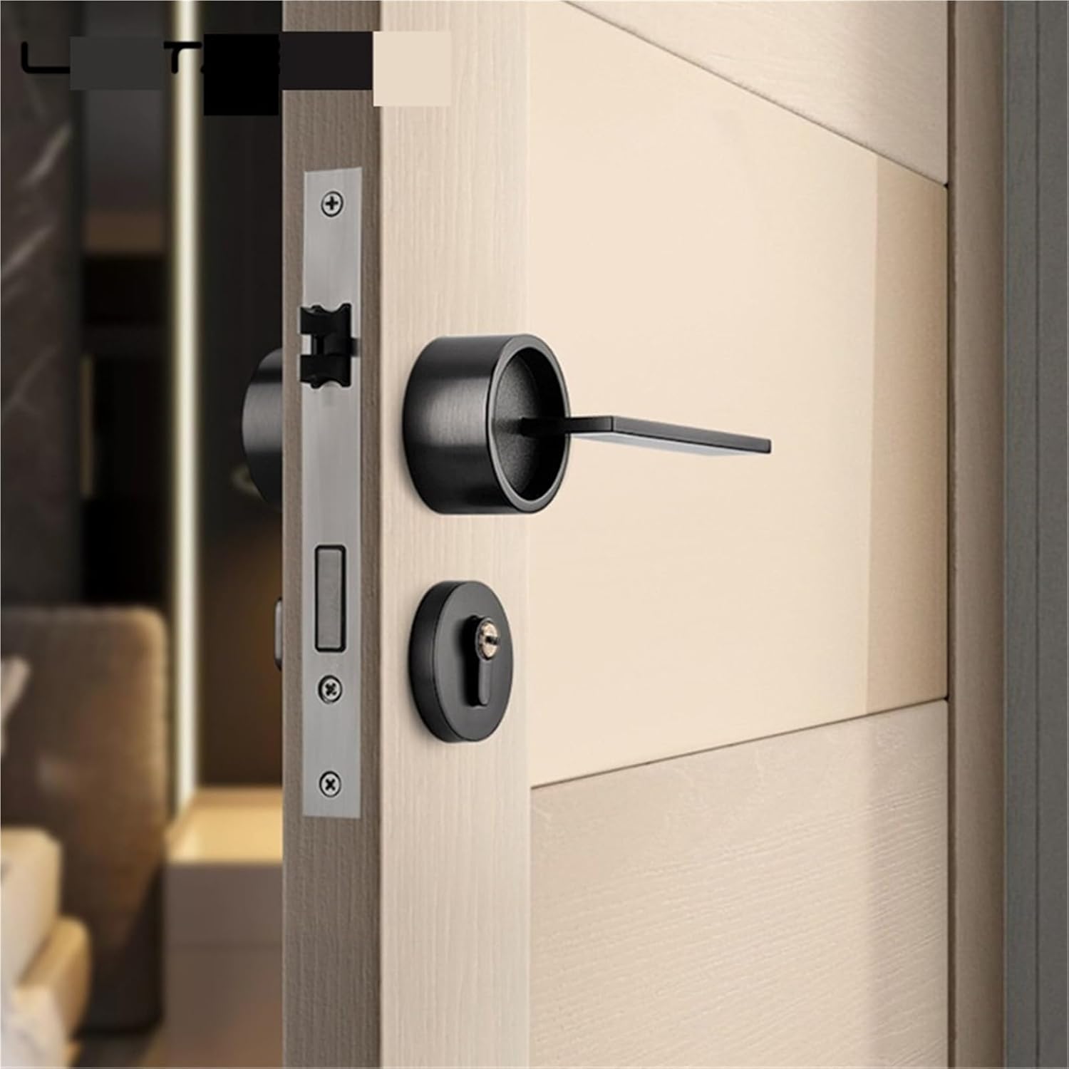 Door Lock Zinc Alloy Door Locks Bedroom Mute Deadbolt Locks Home Renovation Hardware Split Lock 1Pcs