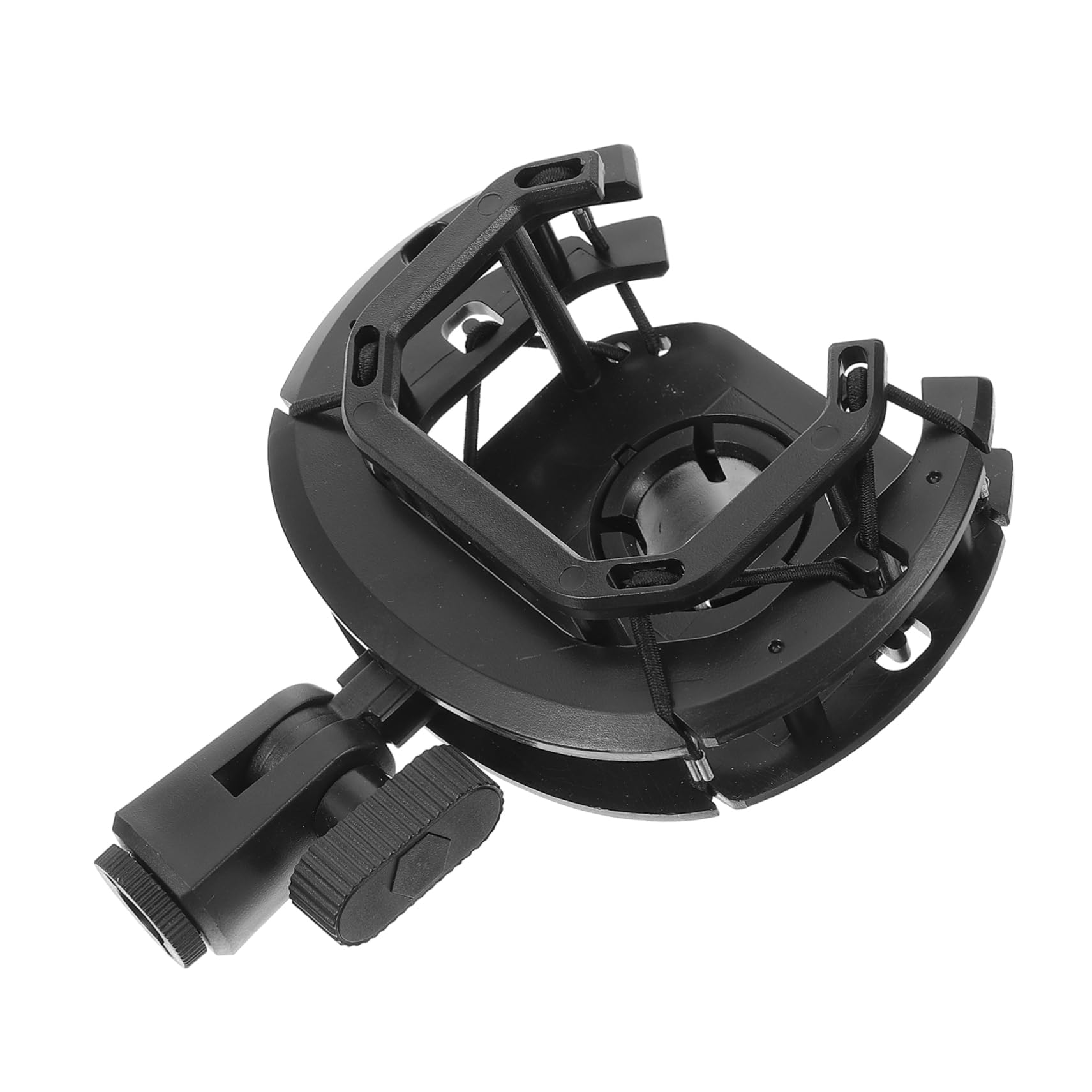 ibasenice 5pezzi Supporto Antivibrazioni Per Microfono Shockmount Leggero Per Registrazione Professionale e Studio Compatibile Con Microfoni Standard Per Uffici e Palchi