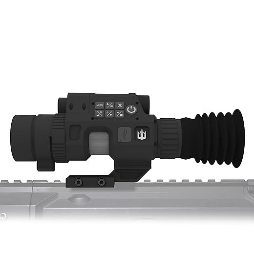 Triton StarStrike 3-18x50 Night Vision Rifle Scope and Optical Attachment - Can Be Paired to Existing Rifles Scopes or Used as Standalone Rifle Scope | Comes with 2X Magnifier | IR Infared Scope