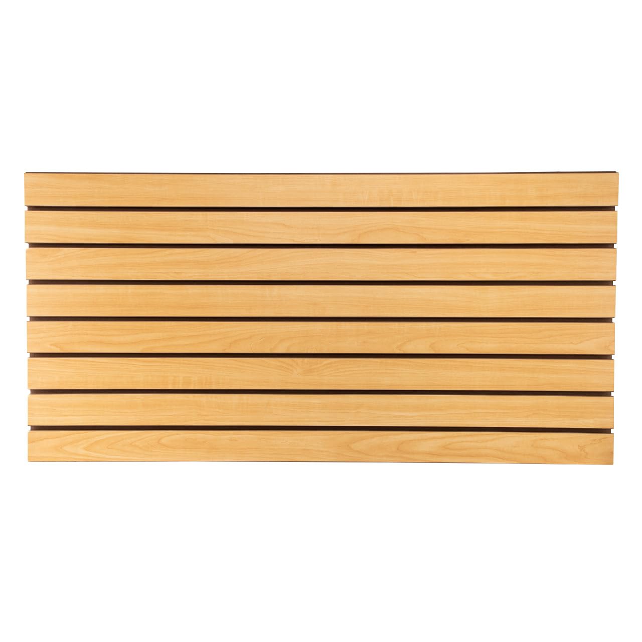 Amazon.com: SSWBasics 4 ft x 2 ft Horizontal Maple Slatwall Easy