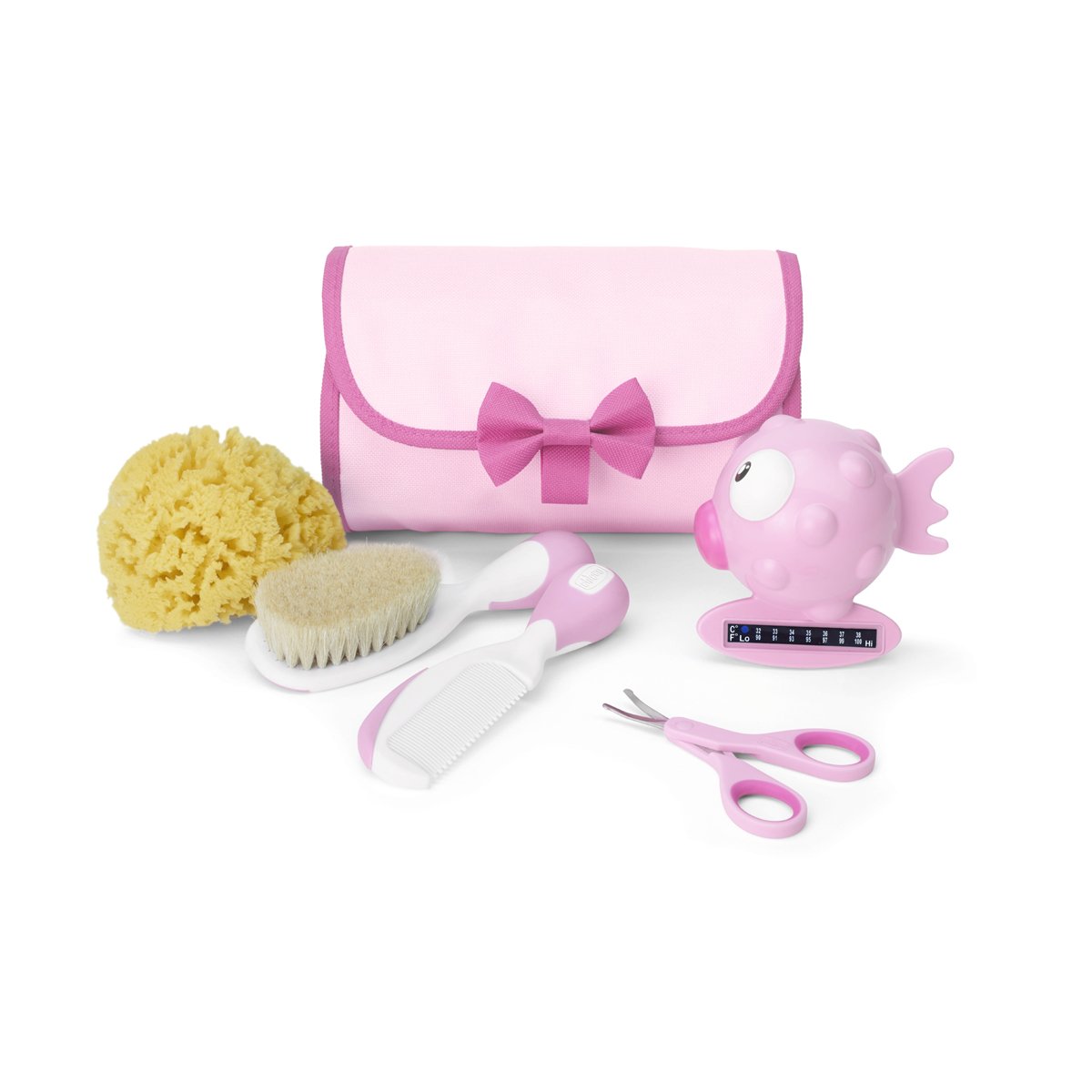 Chicco Palestrina dei Colori Rosa 3In1, Palestrina Neonato Multifunzione Elettronica con Tappeto Neonato, Proiettore Stelle, Luce Notturna Removibile & Set Igiene per Cura dei Bambini, Rosa