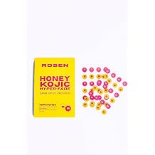 ROSEN Honey Kojic Hyper-Fade Dark Spot Patches with Tranexamic Acid, Azelaic Acid & Niacinamide for Acne Scars, Hyperpigmentation & Dark Spots | Targeted Spot Treatment | 48 Patches