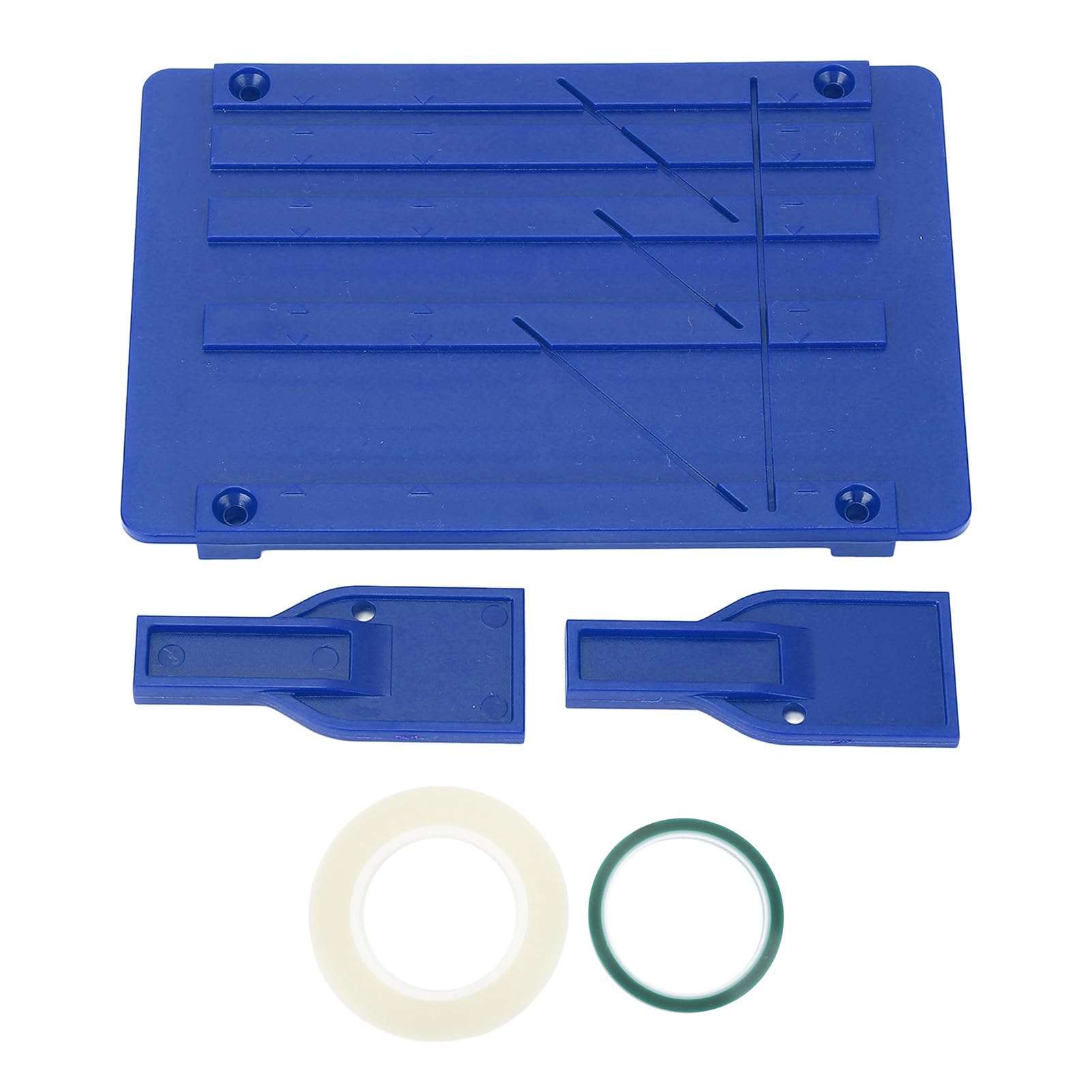 Kit de Empalme de Cinta, para Grabadora de Cinta Universal de Carrete a Carrete Placa de Empalme de Cinta Cinta Compatible Cintas de Carrete a Carrete de 1 Pulgada, 1/2 Pulgada,