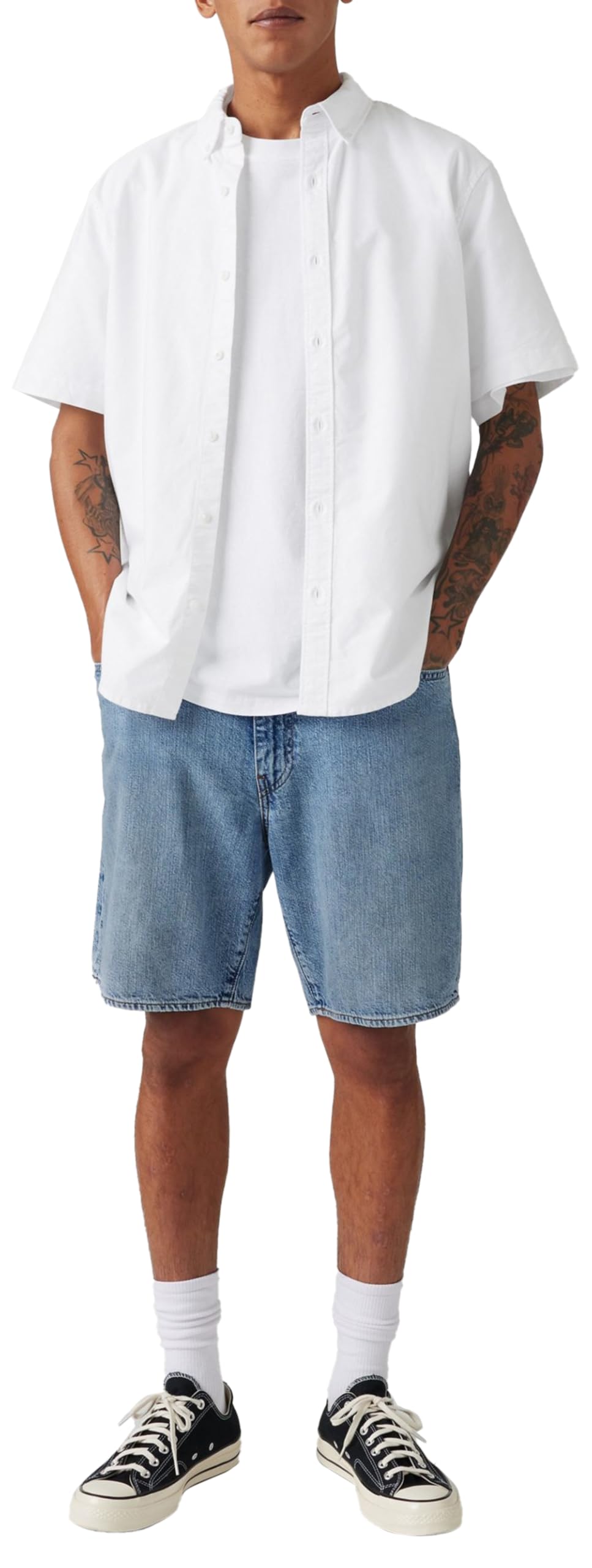 Levi's Uomo 468 Stay Loose Pantaloncini