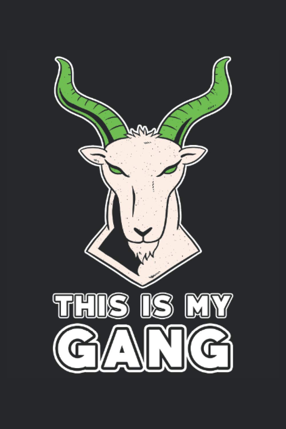 Carnet: Blanko Notebook à damier avec chèvre SPARCH Housse | 120 côtés à damier |Softcover |Format A5 |belle couverture (French Edition)