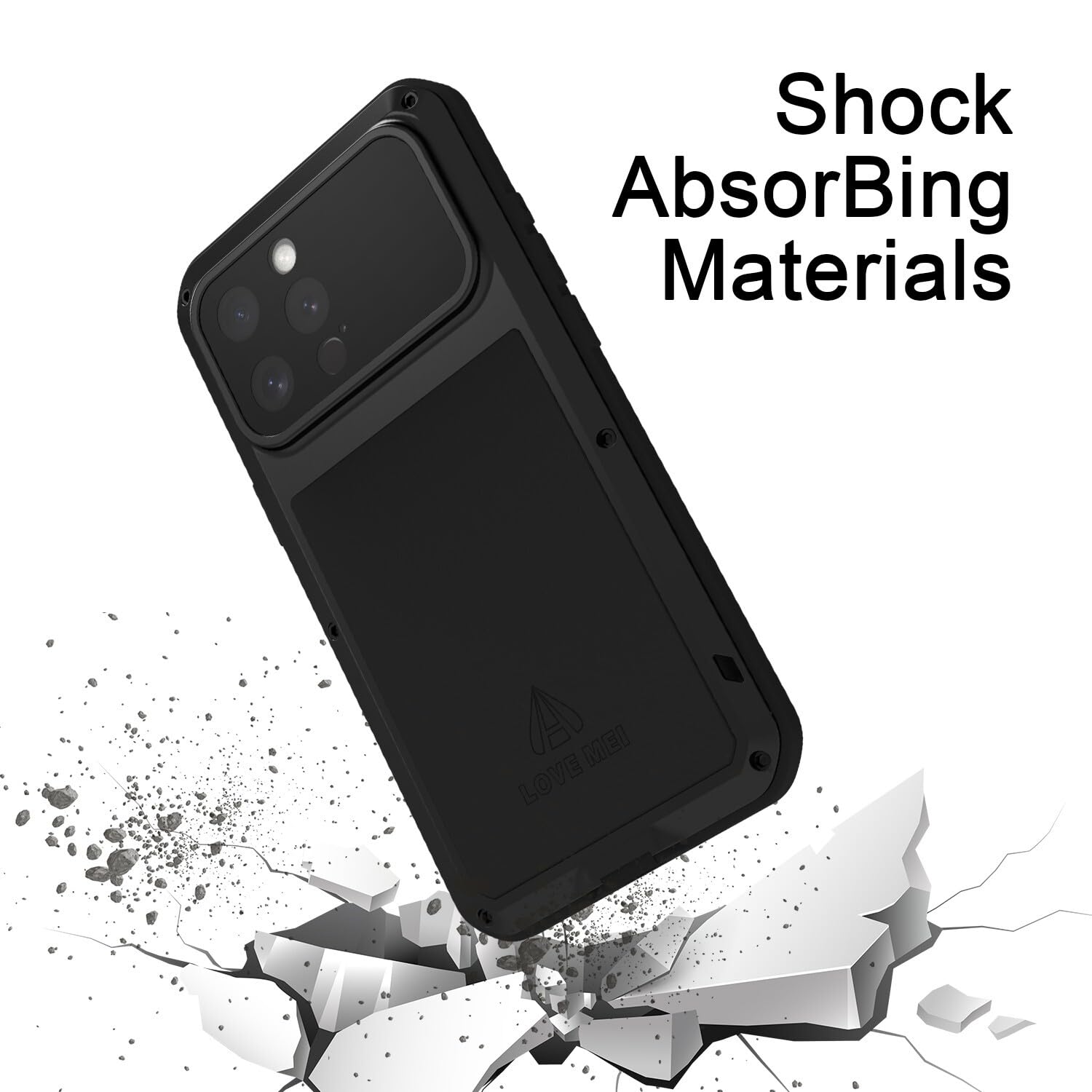 Coque compatible avec Huawei P50 (couleur : ARMYGREEN) Coque intégrale en métal résistant aux chocs Coque arrière rigide en silicone