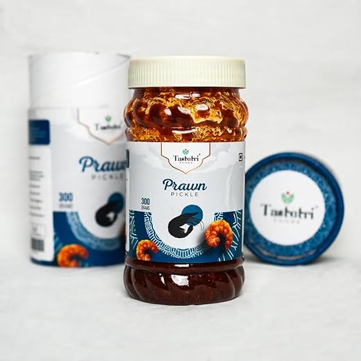 Prawn Pickle 300 GMS by Tastetri foods Made with an Authenti