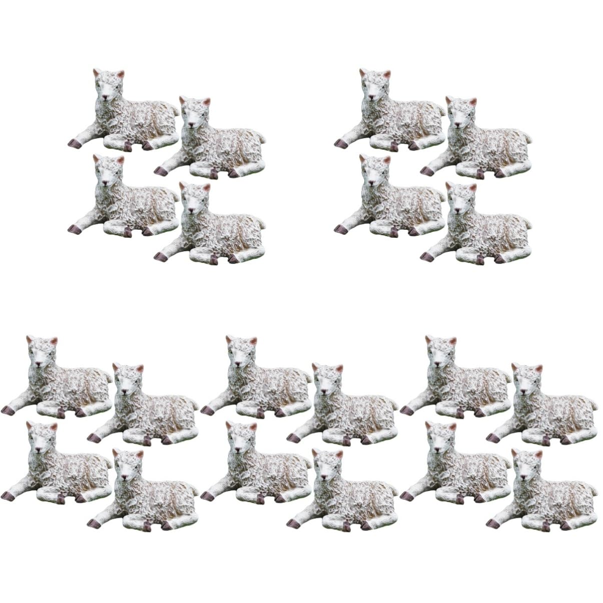 Petit mouton en resine pour decoration bonsai et micro paysage