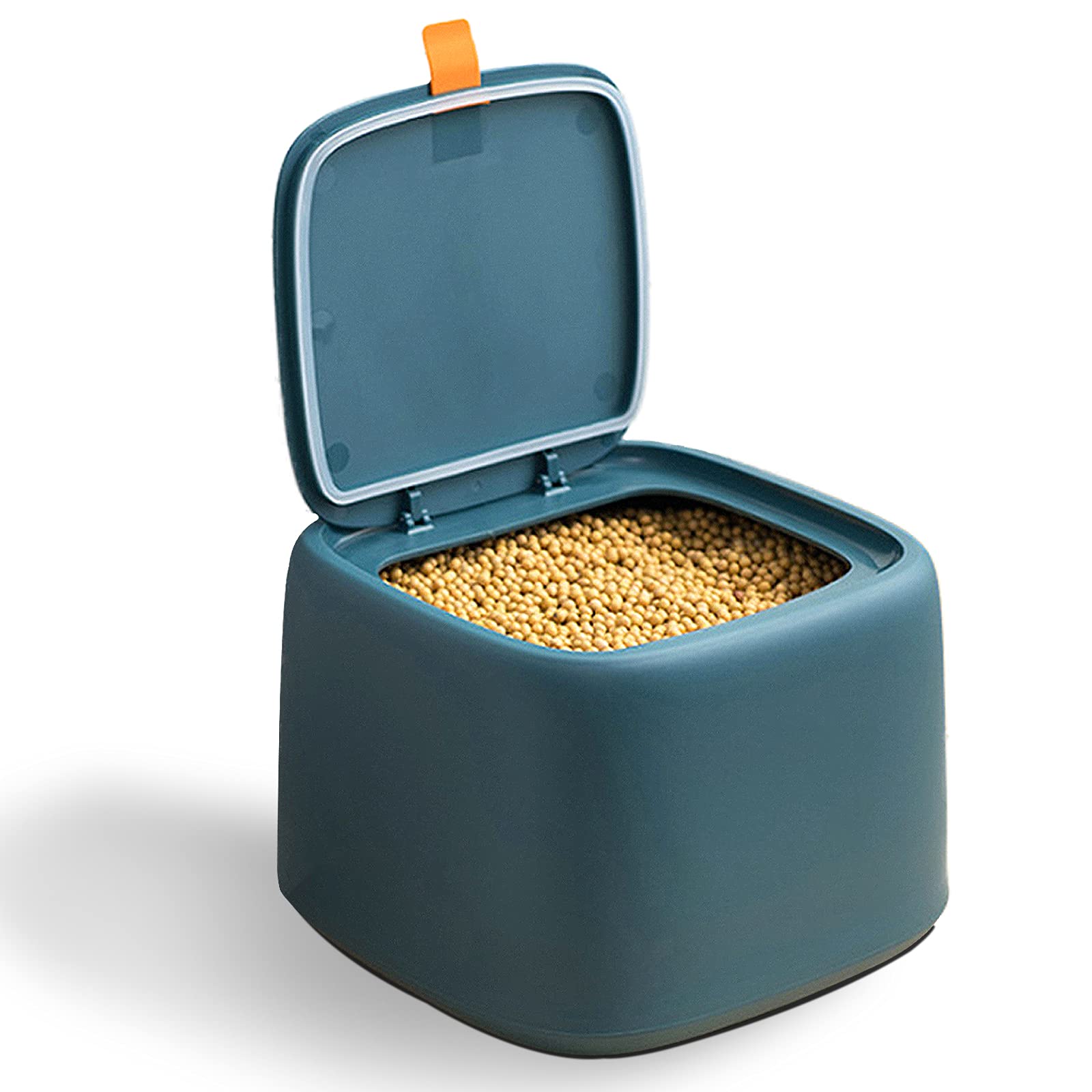 DBMGB 10kg Cereal Dispenser, Countertop Rice Dispenser, Plastic Rice Bucket for Flour, Sugar, Coffee, Nuts, Snacks, Pet Food, Easy to Store and Dispense