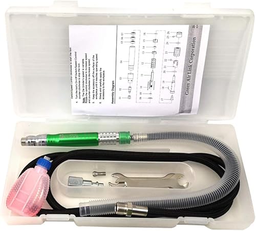 Miniatura 3 de Precision - Amoladora de troquel Air Micro de 1/8 pulgadas con piezas adicionales, perfecta para trabajos de detalle y acabados lisos. -DP313321B