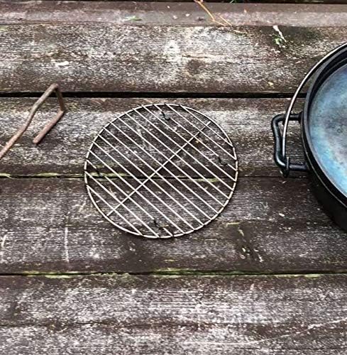 Miniatura 9 de CAMPINGMOON Rejilla redonda de enfriamiento para hornear, asar al vapor y cocinar a la parrilla de acero inoxidable, se ajusta a horno holandés