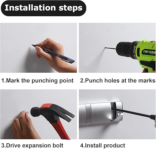 Miniatura 7 de Ganchos de pared para abrigos, color negro