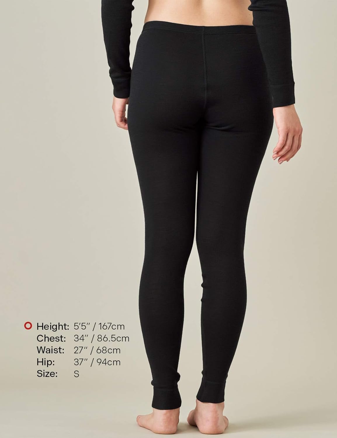 LAPASA Womens 100% Merino Wool Base Layer Midweight Activewear Thermal Underwear Long John Long Pants L49 - Image 3