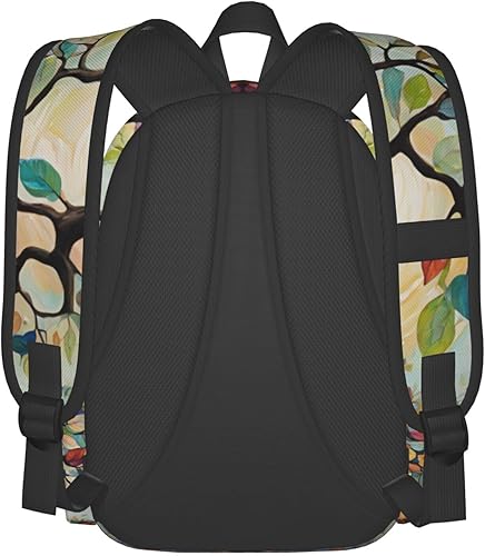 Miniatura 6 de Mochila vintage de 17 pulgadas, mochila para computadora portátil, mochila escolar para libros, bolsa de hombro, mochila casual, Árbol de la vida,