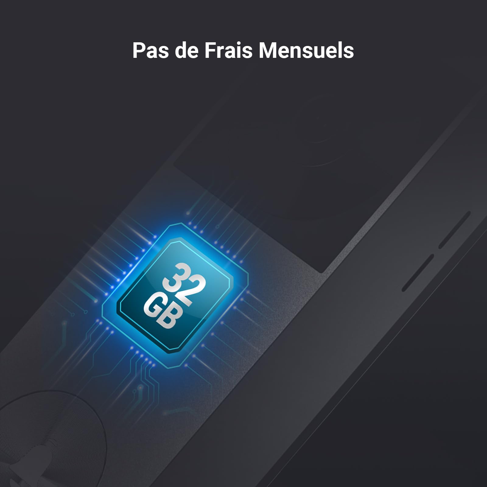 EZVIZ EP3x Pro+CH1 2K Sonnette vidéo sans Fil Double Objectif Détection Personnes Paquet Vision Nocturne Couleur 32 Go eMMC