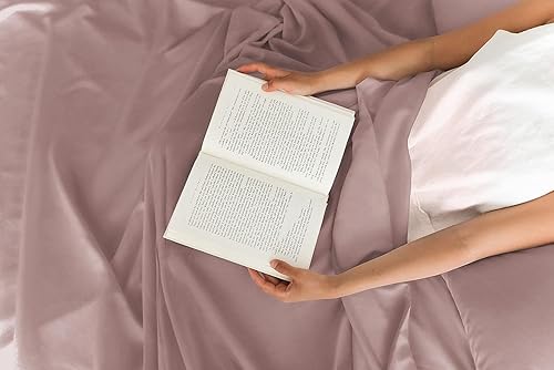 Miniatura 9 de Juego de sábanas Queen de 6 piezas, sábanas transpirables y refrescantes, sábanas de lujo de hotel para mujeres, hombres, niños y adolescentes, ropa