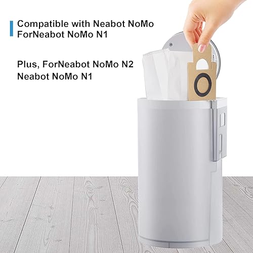 Miniatura 3 de Paquete de 9 bolsas de polvo para iHome Nova, para Kyvol Cybovac S31, para Uoni V980 Plus, Honiture Q6, para M7 ProM7 MaxM8 Pro, para Neabot NoMo