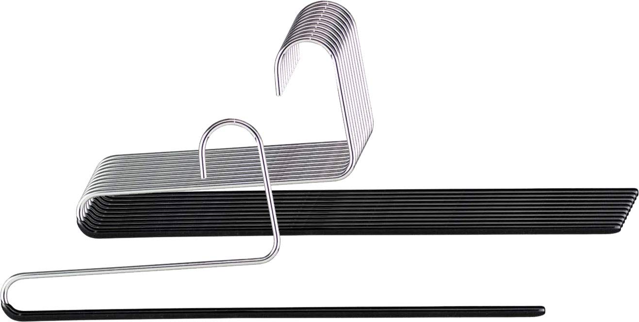 MAKTSAM Lot De 12 Cintres à 4 Couches - Organisateurs Espaces Économes Pour Pantalons, Écharpes Et Accessoires