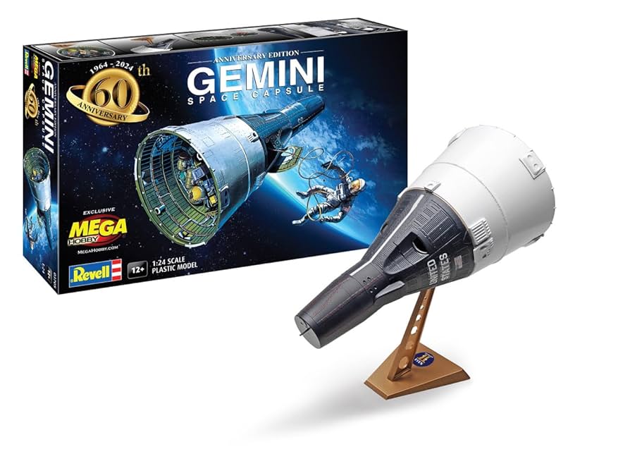 Amazon | Revell RMX-3705 ジェミニ宇宙カプセル60周年記念版 1