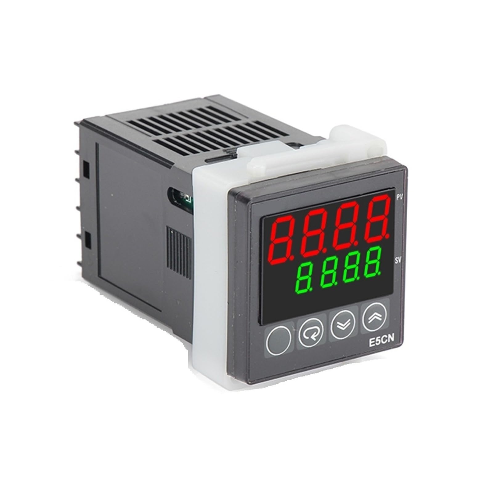 Cyfrowy inteligentny regulator temperatury E5CN, 48×48mm, wielowejściowe 0-20mA i 1-5V, 24VDC/220VAC, wyświetlacz LCD, z komunikacją RS485(RLY OUT,220V+M-IN)