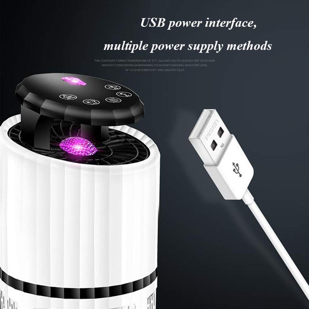 Mückenfalle mit USB-Anschluss, UV-Licht-Insektenvernichter, leise, sicher und ungiftig, LED-Mückenvernichterlampe für Wohnzimmer, Kinderzimmer, Schlafzimmer und Esszimmer (B)