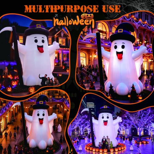 RELIFLOAT 20ft Halloween Inflatable Decorations Ghost Outdoor, Yard Blow Up - image 8