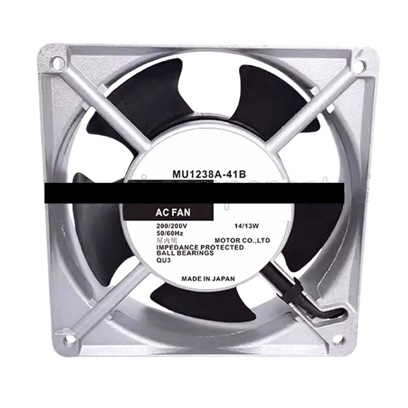 PEQYUACTE MU1238A-41B 200V 14/13W Cooling Fan(Plug-in type)