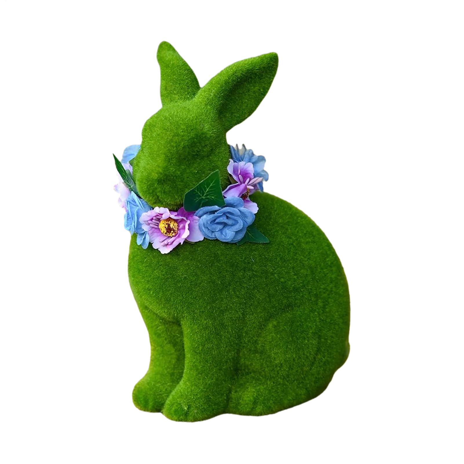 Statue de lapin de Pâques en résine 3D durable pour embellir le salon et le bureau