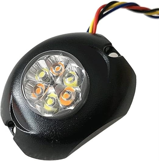 YTORA Rear Tail Light Brake Light DUAL COLOR LED Hideaway