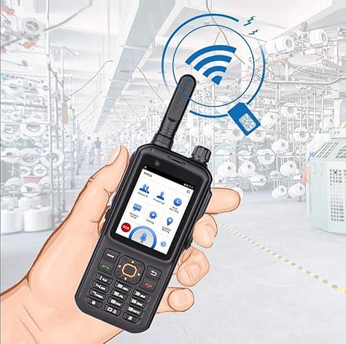 Radio de red T320 4G WiFi Bluetooth Radio móvil desbloqueada Android 7.0 GSM compatible con Zello Real PTT