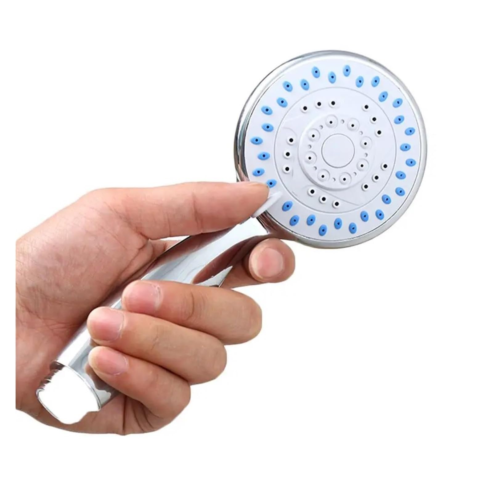 Soffione doccia portatile a 5 velocità, spruzzatore ad alta pressione multifunzione, soffione doccia a risparmio idrico