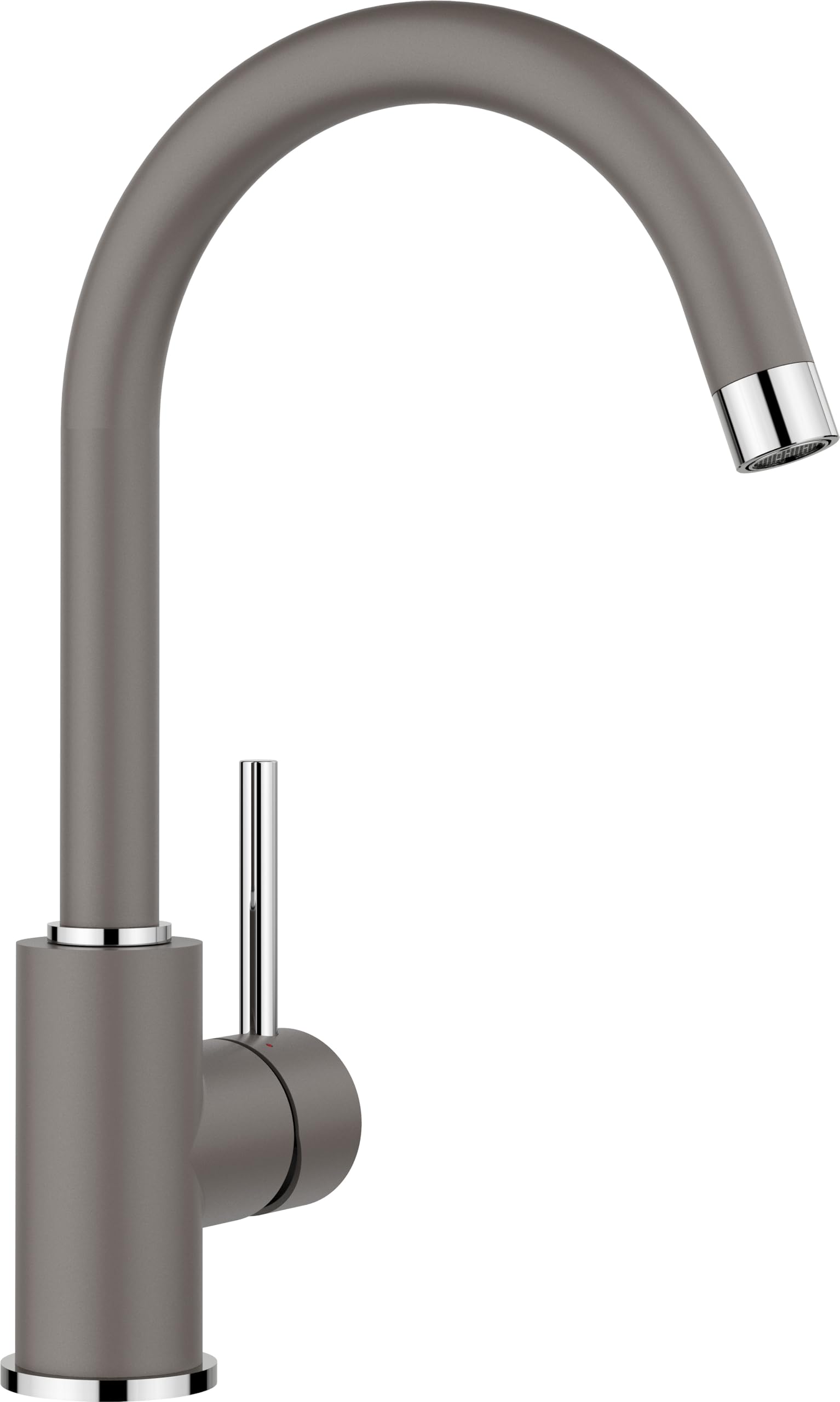 BLANCO MIDA grigio vulcanico | alta pressione | antiriflusso | cartuccia ceramica | qualità sicura dell'acqua e risparmio idrico