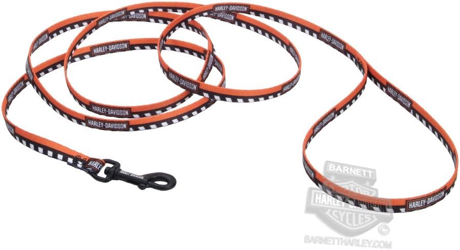 Harley-Davidson Li'l Bikerstm Leash 3/8" Orange