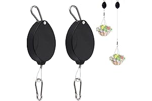 2024 Plant Pulleys for Hanging Plants, Heavy Duty