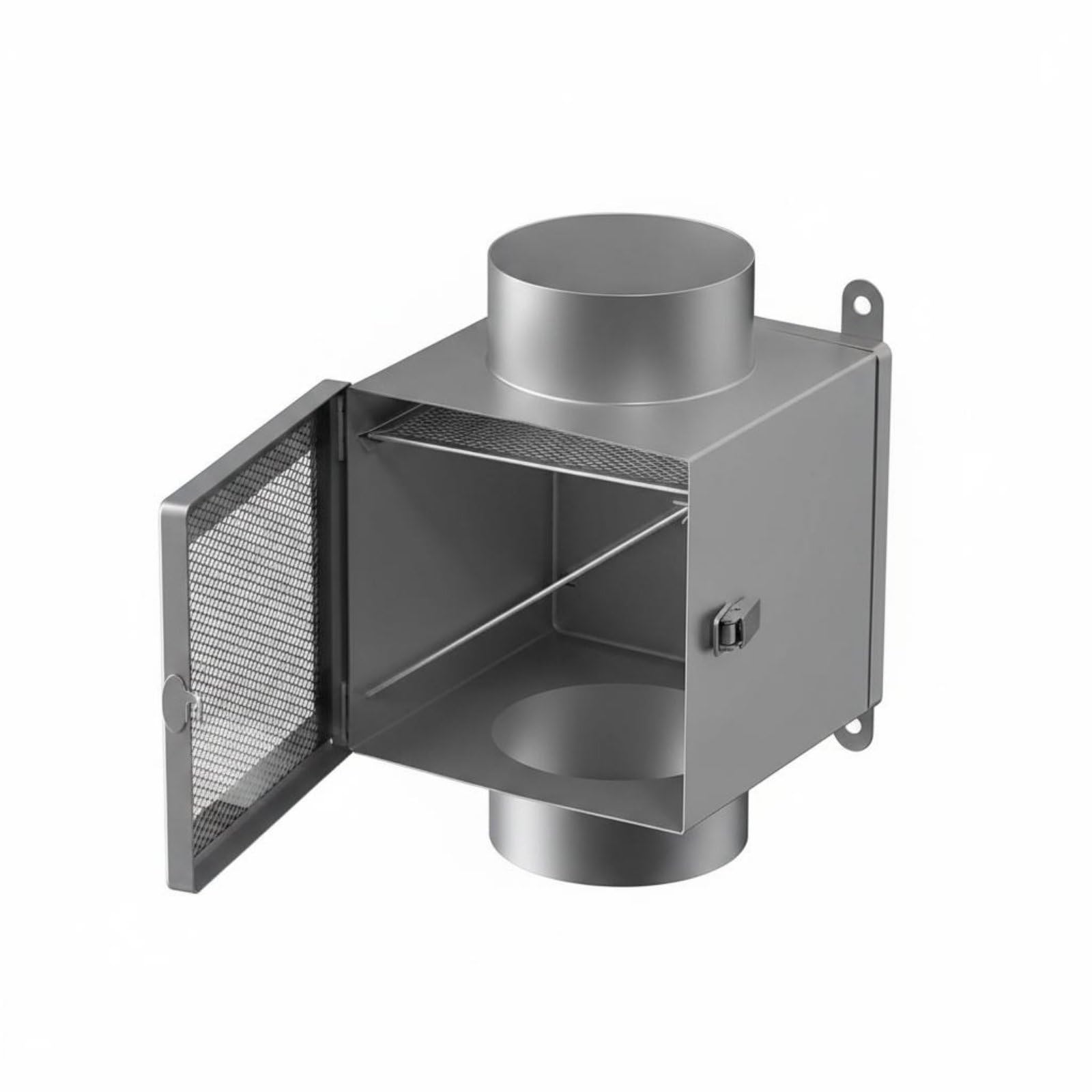 Kit de Ventilación de Secadora Interior Resistente Al Alta Temperatura Filtro Secadora con Malla Acero