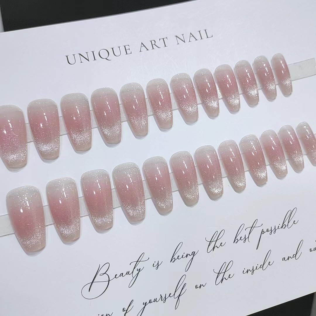 Amazon | FINGOOO ネイルチップ マグネットタイプ 24枚入り 両面テープ