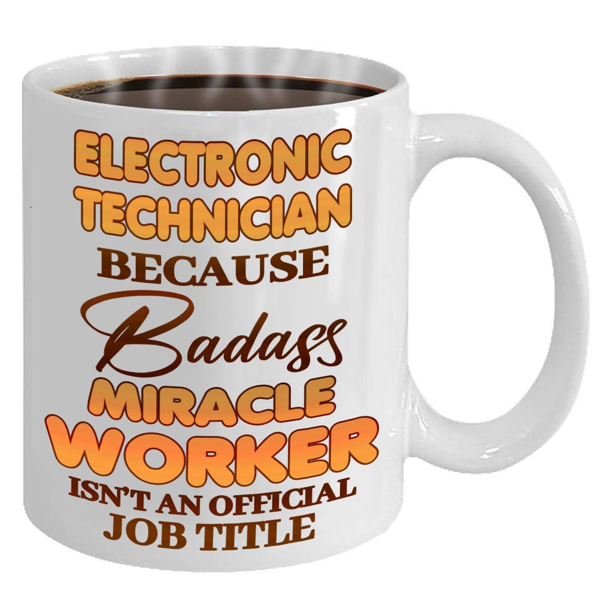 Electronic Technician Mug Gifts Bulks For Office Women Men Work Friends Coworker 11oz White Ceramic Coffee Mug Driking