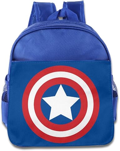 Niños niñas infantil Capitán América escudo mochila bolso de escuela :  Amazon.es: Equipaje