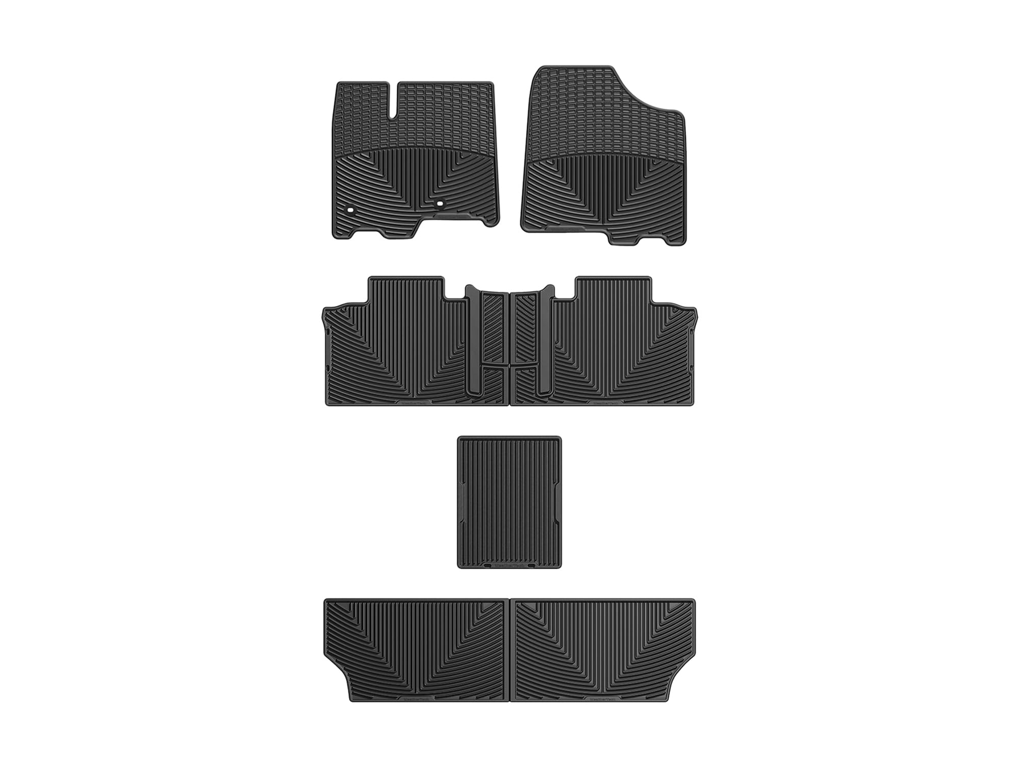 Amazon | WeatherTech 全天候フロアマット トヨタ シエナ用 1列目/2列 