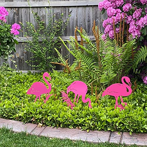 Realsteel Pink Flamingo Yard Decorations, Flamingo Gifts For Women, Yard Decorations, Pink Christmas Decorations, Front Yard Decorations Outdoor, Garden Statues #TOP5