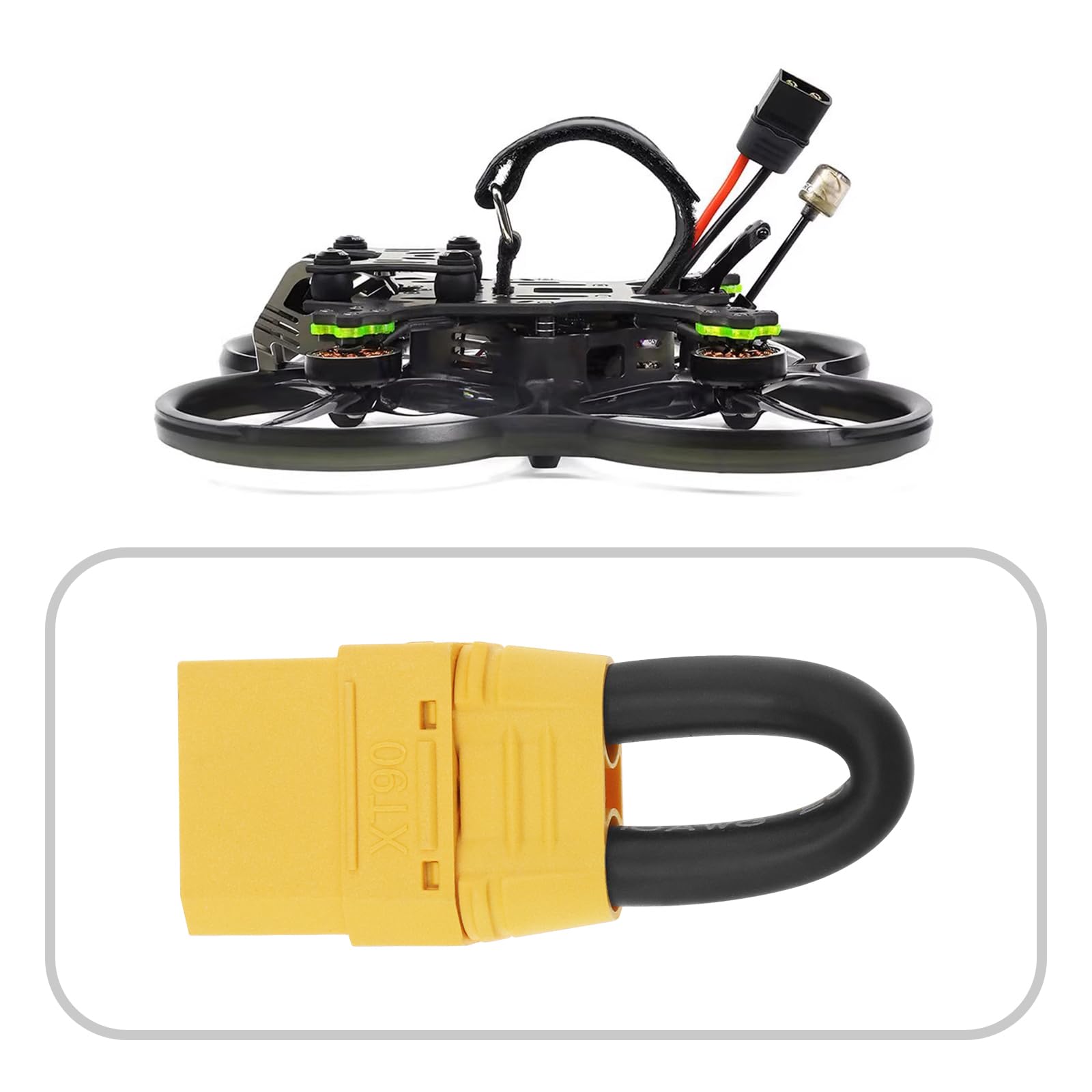 ECSiNG Lot De 2 Connecteurs XT90 ESC Femelles De Court-Circuit