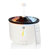 Flame Diffuser for Essential Oils, Xutoyin 360 ML Air Humidifying Apparatus 2 Mist Modes Flame & Volcano Humidifier Aroma Diffuser Auto Shut-Off Ultrasonic Essential Oil Diffuser for Gift Yoga Home